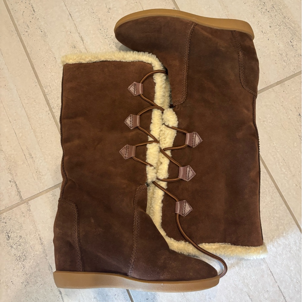 🤍🤎NEW Nine West Brown Suede Women's Boots size 8.5🤎🤍